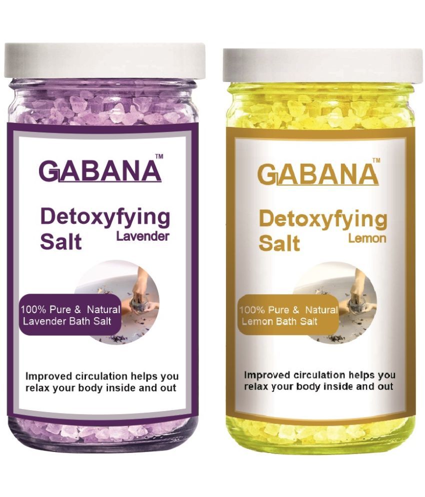     			GABANA Crystal Natural Bath Salt 200 g Pack of 2