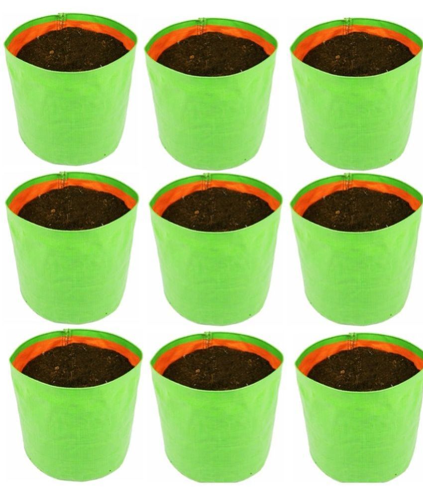     			Grow With Herbal Green Planting Bags ( Pack of 9 )