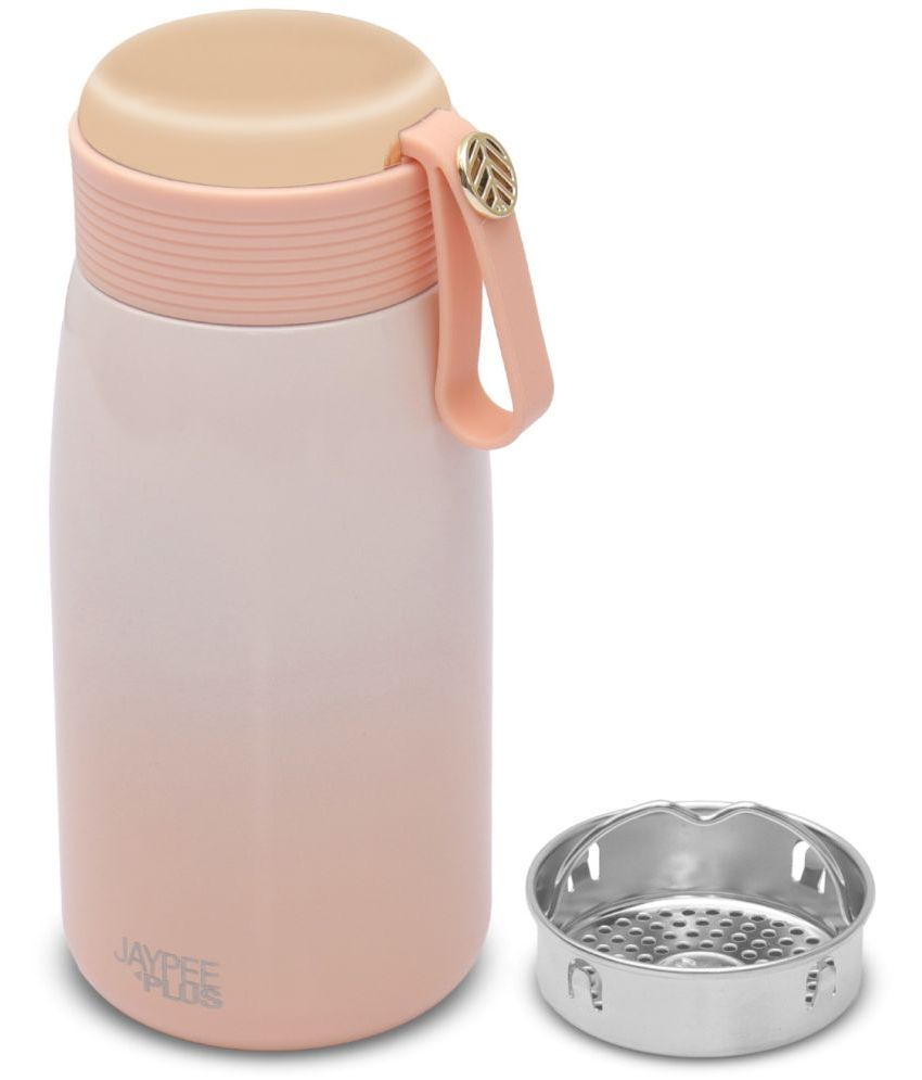     			Jaypee Plus Pink Steel Water Bottle 350 mL ( Set of 1 )