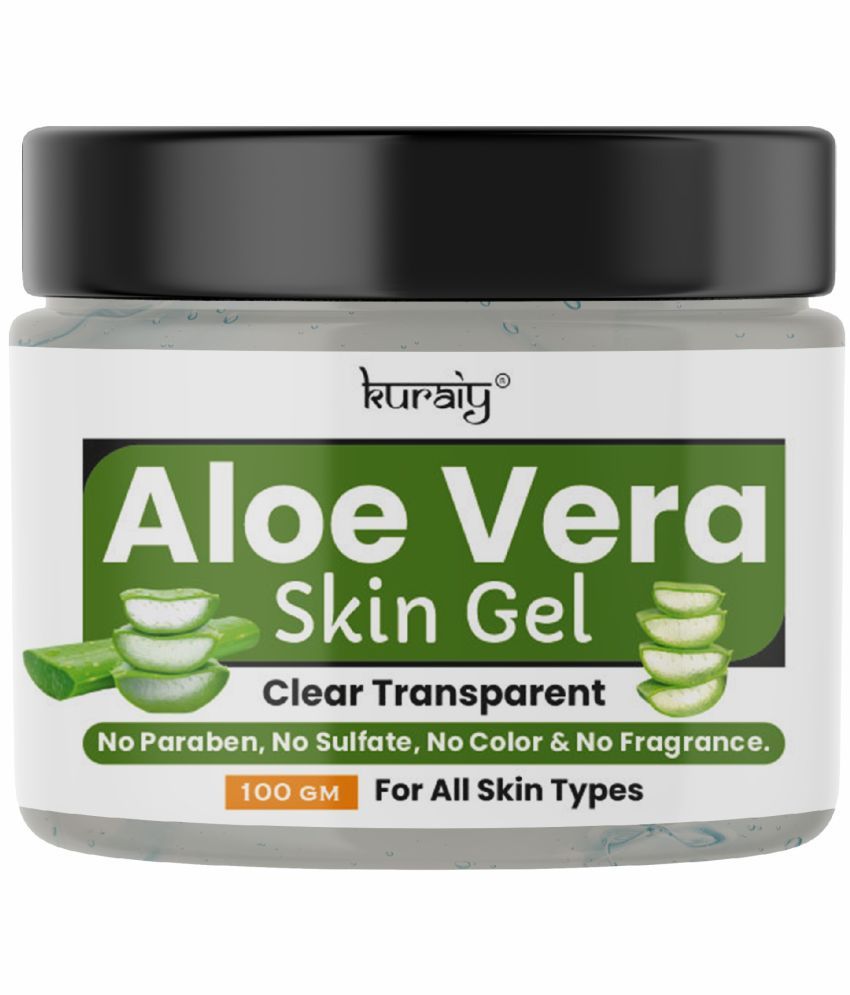     			KURAIY Aloe Vera Skin Brightening & Shining Pimple Free Face Gel for All Skin Types 100g Pack of 1