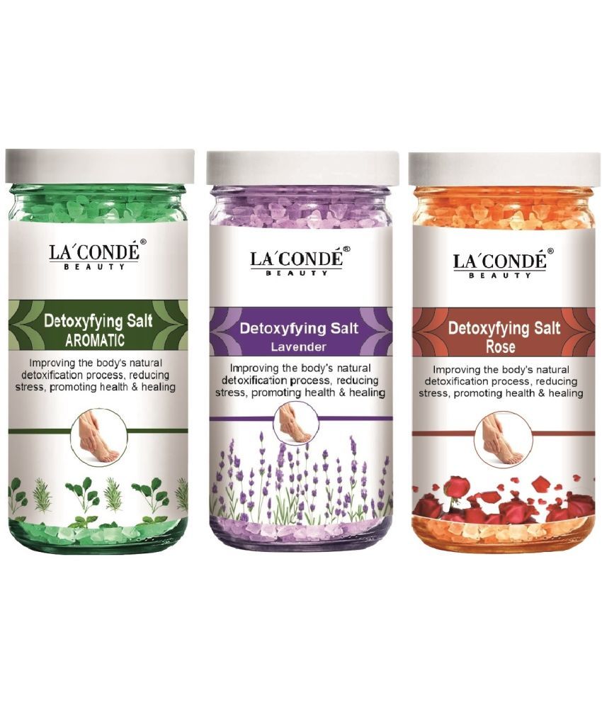     			La'Conde Crystal Natural Bath Salt 200 g Pack of 3