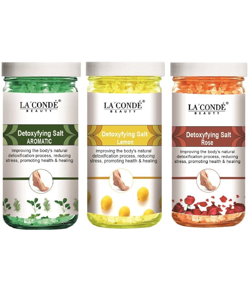     			La'Conde Crystal Natural Bath Salt 200 g Pack of 3