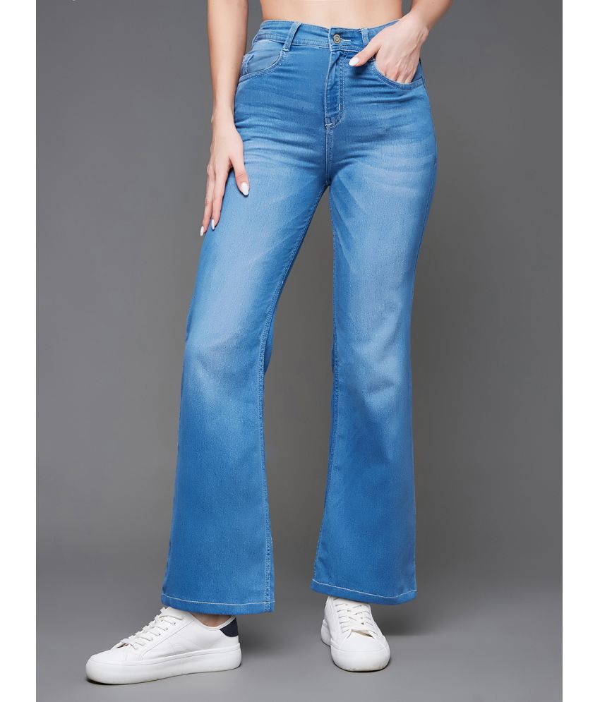     			Miss Chase - Light Blue Denim Wide Leg Women's Jeans ( Pack of 1 )