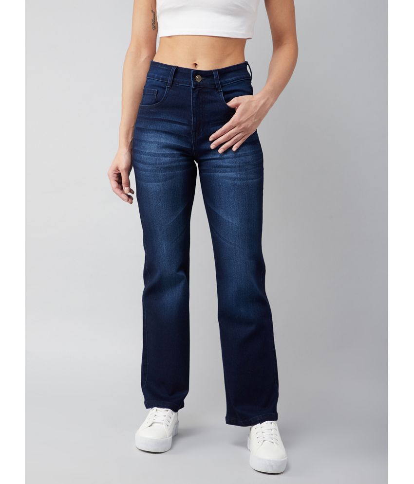     			Miss Chase - Navy Blue Denim Wide Leg Women's Jeans ( Pack of 1 )
