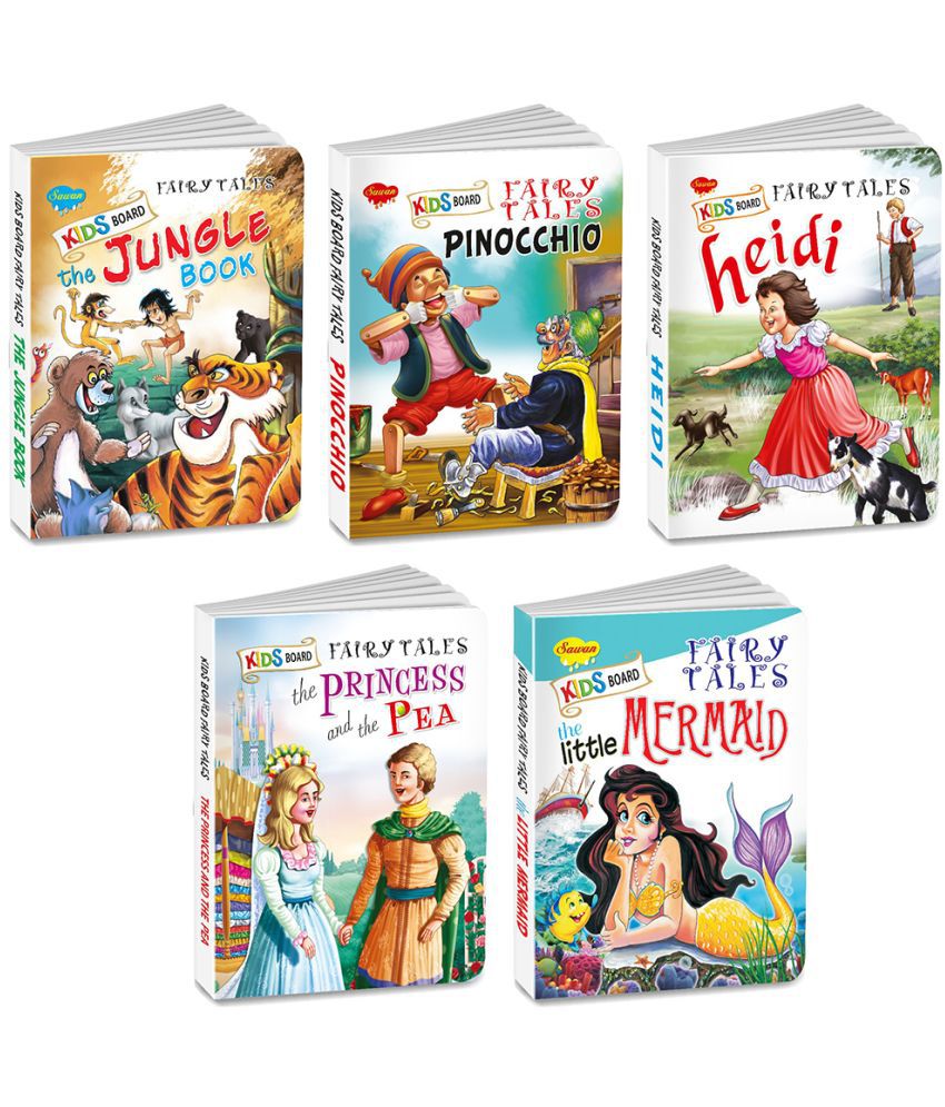    			My Kids Board Fairy Tales -Books: (A Set Of 5 Books) Board book | Super jumbo combo for collecters and library Kids Board Fairy Tales books