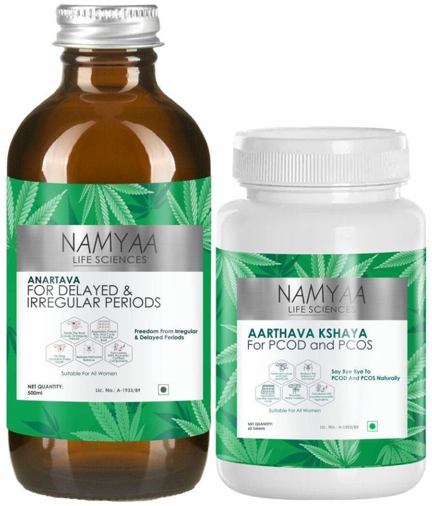     			Namyaa Namyaa Ayurvedic for PCOD, PCOS Tablet 560 ml Pack Of 2