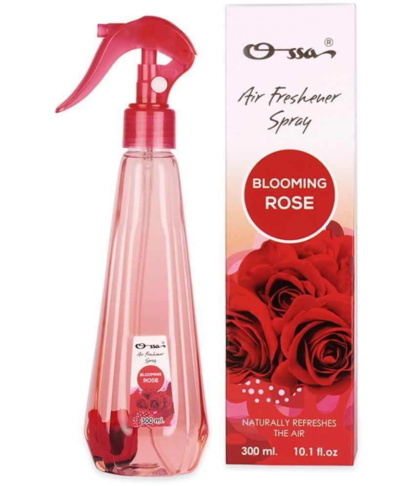     			Ossa Blooming Rose Air Freshener Spray 300ml Long Lasting Home Fragrance For Home, Office, Salons