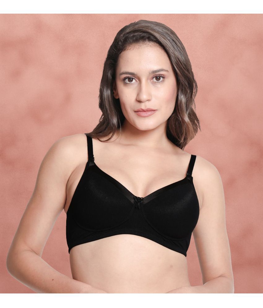     			Susie Black Cotton Blend Lightly Padded Women's Everyday Bra ( Pack of 1 )