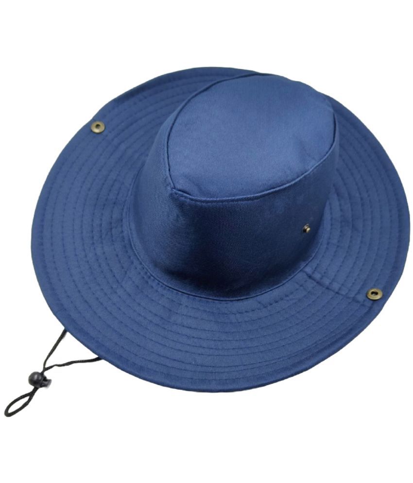     			Zacharias Blue Cotton Blend Men's Hat ( Pack of 1 )