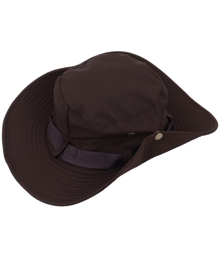     			Zacharias Brown Cotton Men's Hat ( Pack of 1 )