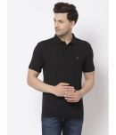 Red Tape Cotton Regular Fit Solid Half Sleeves Men's Polo T Shirt - Black ( Pack of 1 )