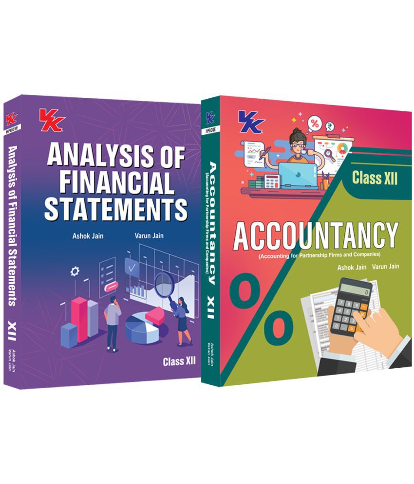     			Accountancy (Vol-I & II) including Analysis of Financial Statements Class 12 (Set of 2 Books) HPBSE (2024-25) Examination