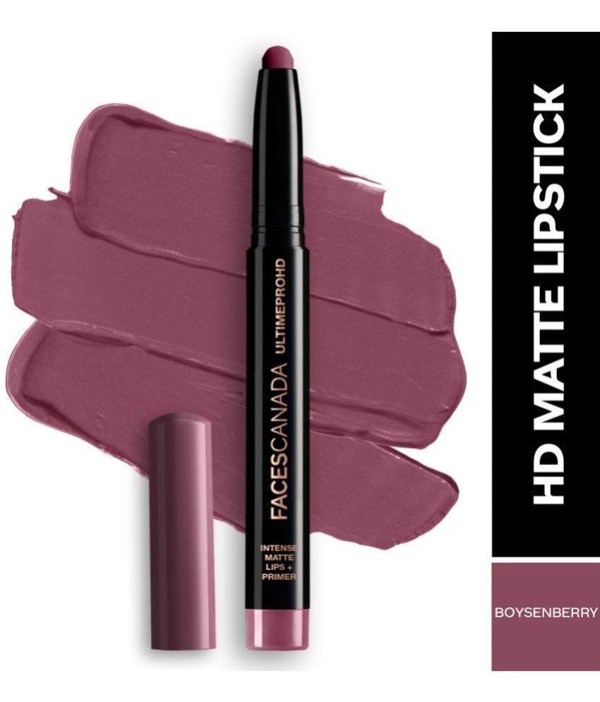     			FACES CANADA Ultime Pro HD Intense Matte Lipstick + Primer - Boysenberry, 1.4g | Long Stay