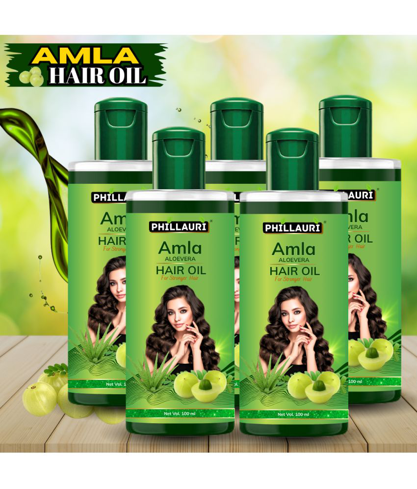     			Phillauri Anti Dandruff Amla Oil 500 ml ( Pack of 5 )