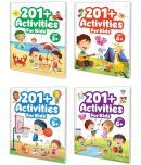 201+ Activities for Kids for Age 3, 4, 5 and 6+ : Kids Activity Book, Fun Activities and Exercises For Children, Early learning activities for children, Mazes, Spot the differences, Matching games, Patterns, Brain games | Pack of 4 activity books.