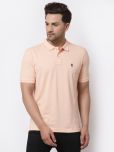 Red Tape Cotton Regular Fit Solid Half Sleeves Men's Polo T Shirt - Orange ( Pack of 1 )