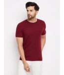 Wild West Pack of 1 Cotton Blend Regular Fit Men's T-Shirt ( Maroon )