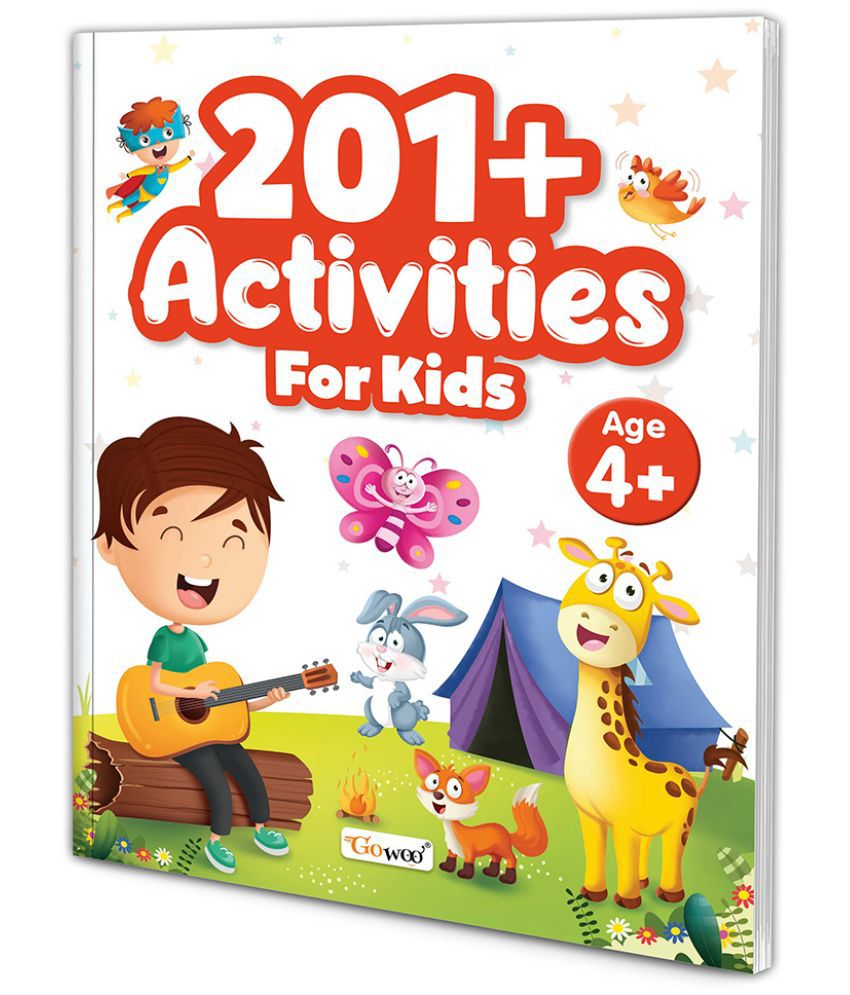     			201+ Activities for Kids for Age 4+ :  Activity book for young children, Preschool learning workbook, Kids activity book, Educational book of activities, Mazes, Spot the difference, Matching games, Patterns, Brain games