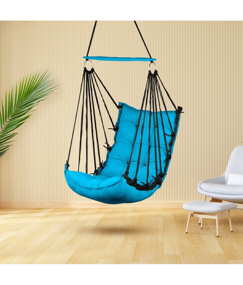     			Arvabil Premium Hanging Cotton Hammock Swing Chair - Perfect for Adults and Kids - Indoor and Outdoor Relaxation