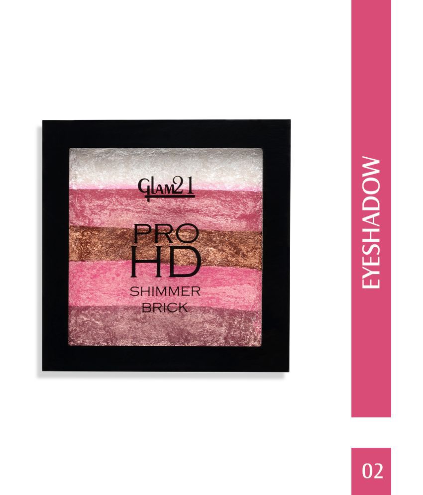     			Glam21 Pink Shimmer Pressed Powder Eye Shadow 7.5 gm