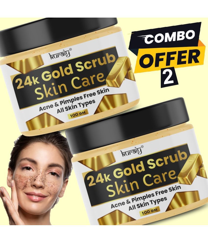     			KURAIY Anti-acne & Pimples Facial Scrub For Men & Women ( Pack of 2 )