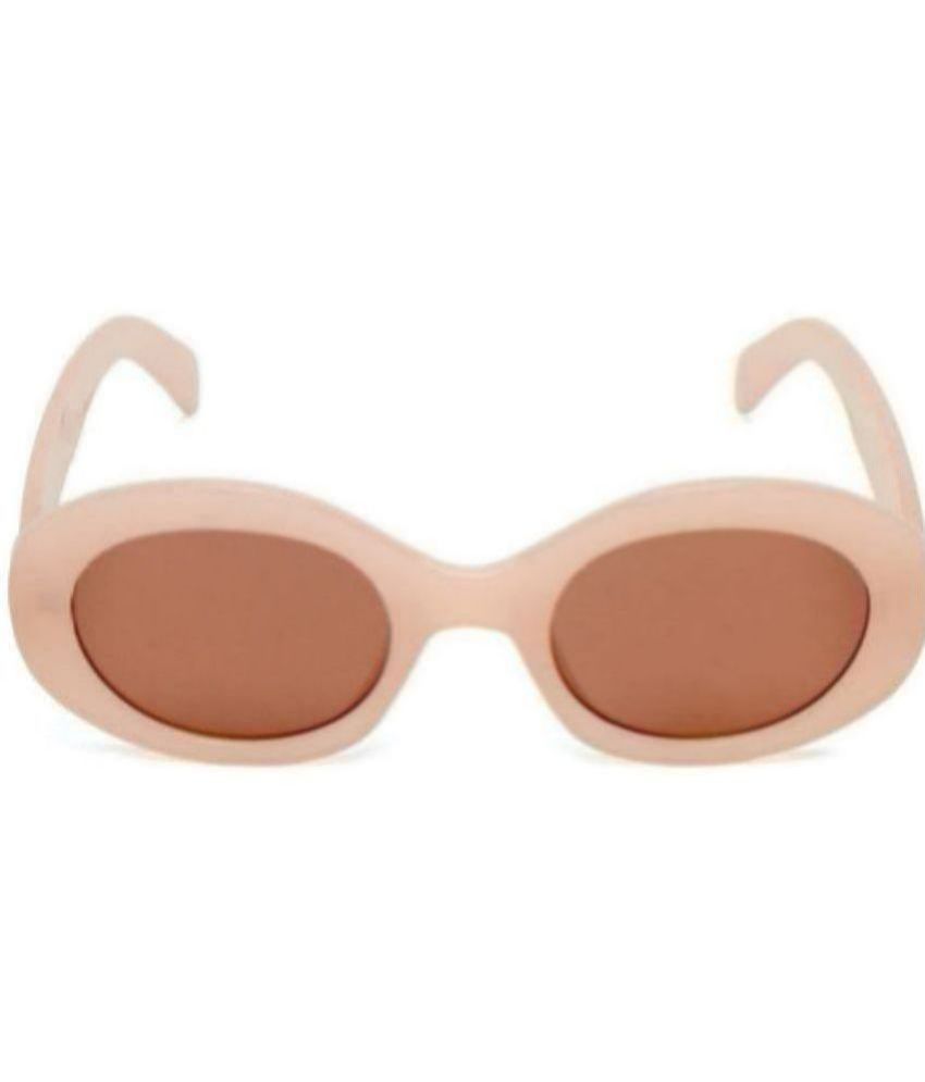     			MESPEE Pink Oval Sunglasses ( Pack of 1 )