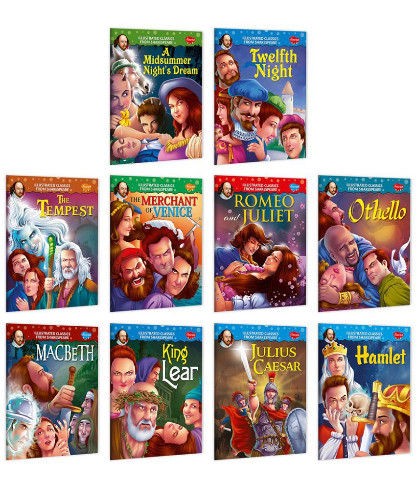     			Shakespeare Illustrated Classics Complete Combo | Pack of 10 Story Books