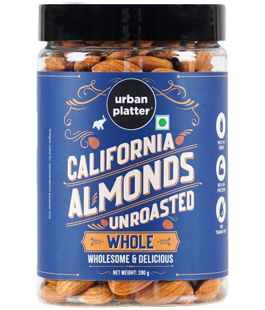     			Urban Platter Raw California Almonds, 200g