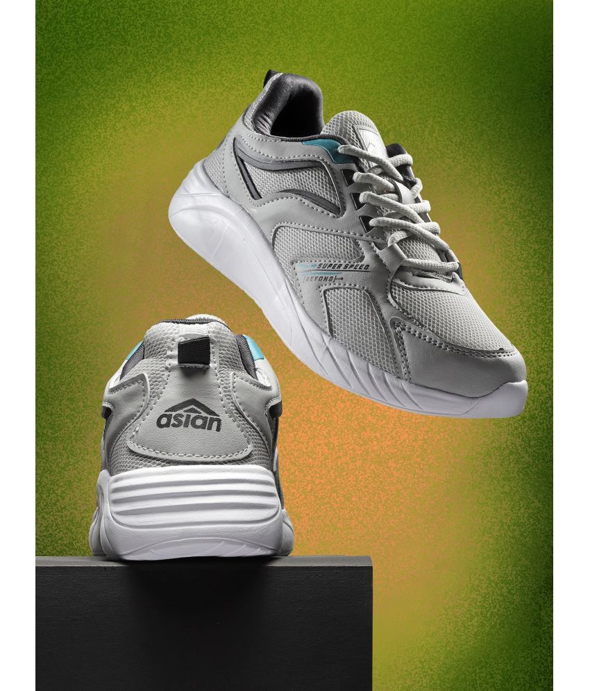     			ASIAN THAR-04 Gray Men's Sports Running Shoes