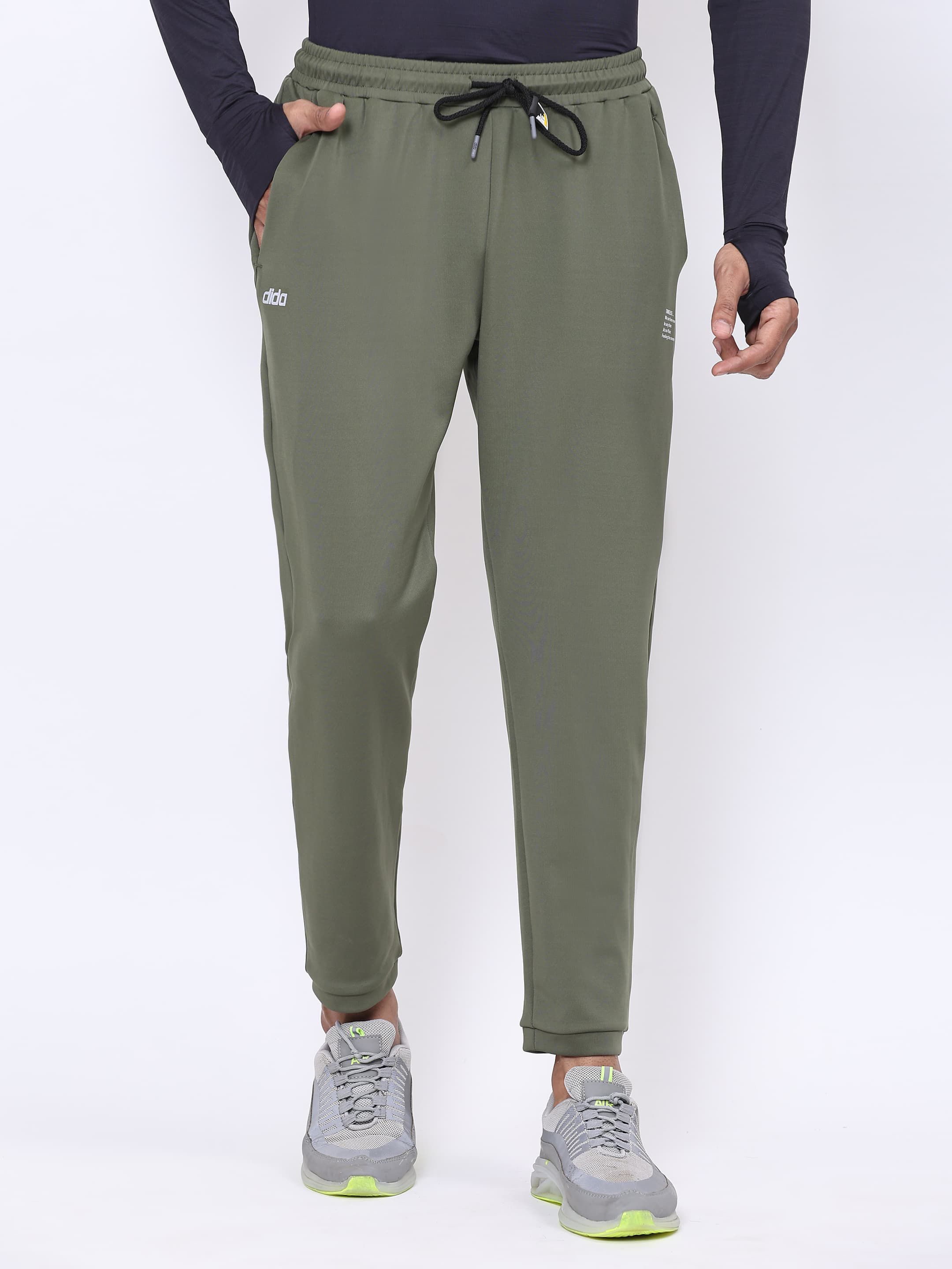     			Dida Sportswear Dark Green Polyester Men's Sports Trackpants ( Pack of 1 )