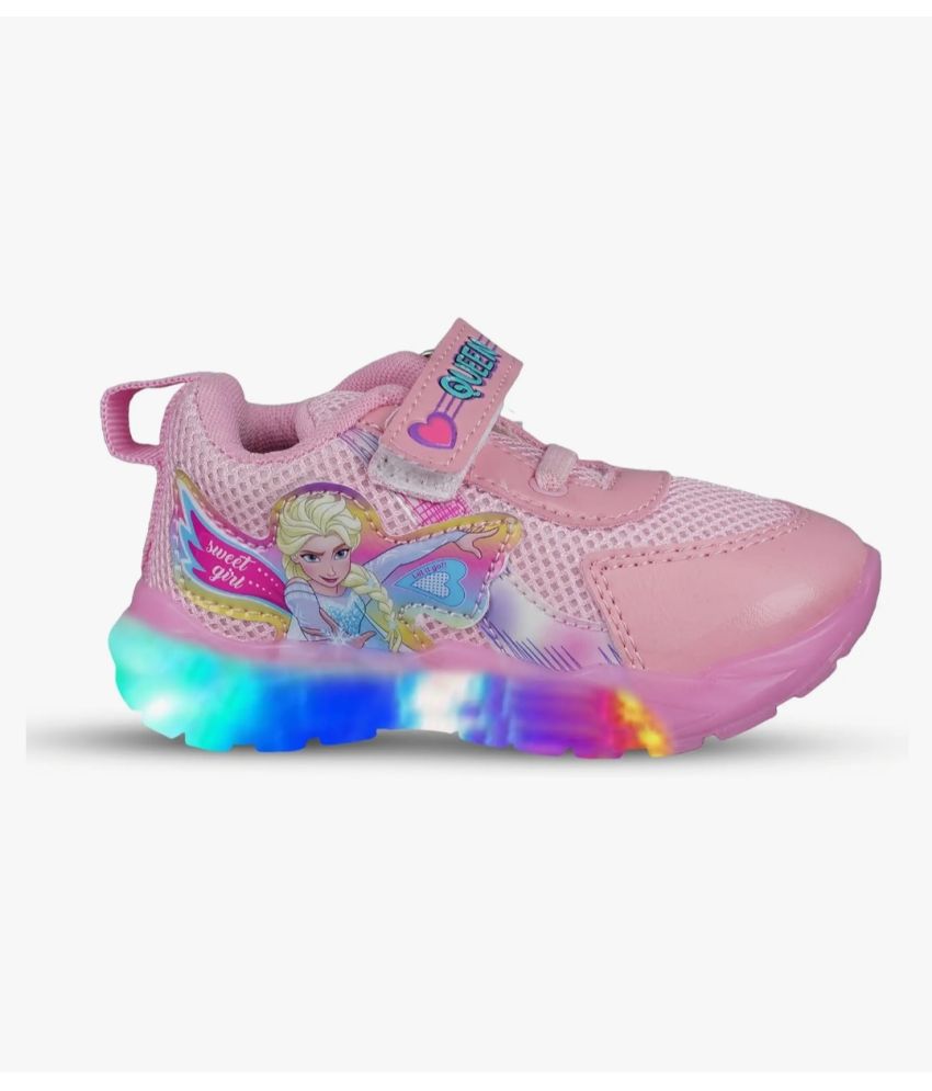     			GLOBIN - Pink Girl's LED Shoes ( 1 Pair )
