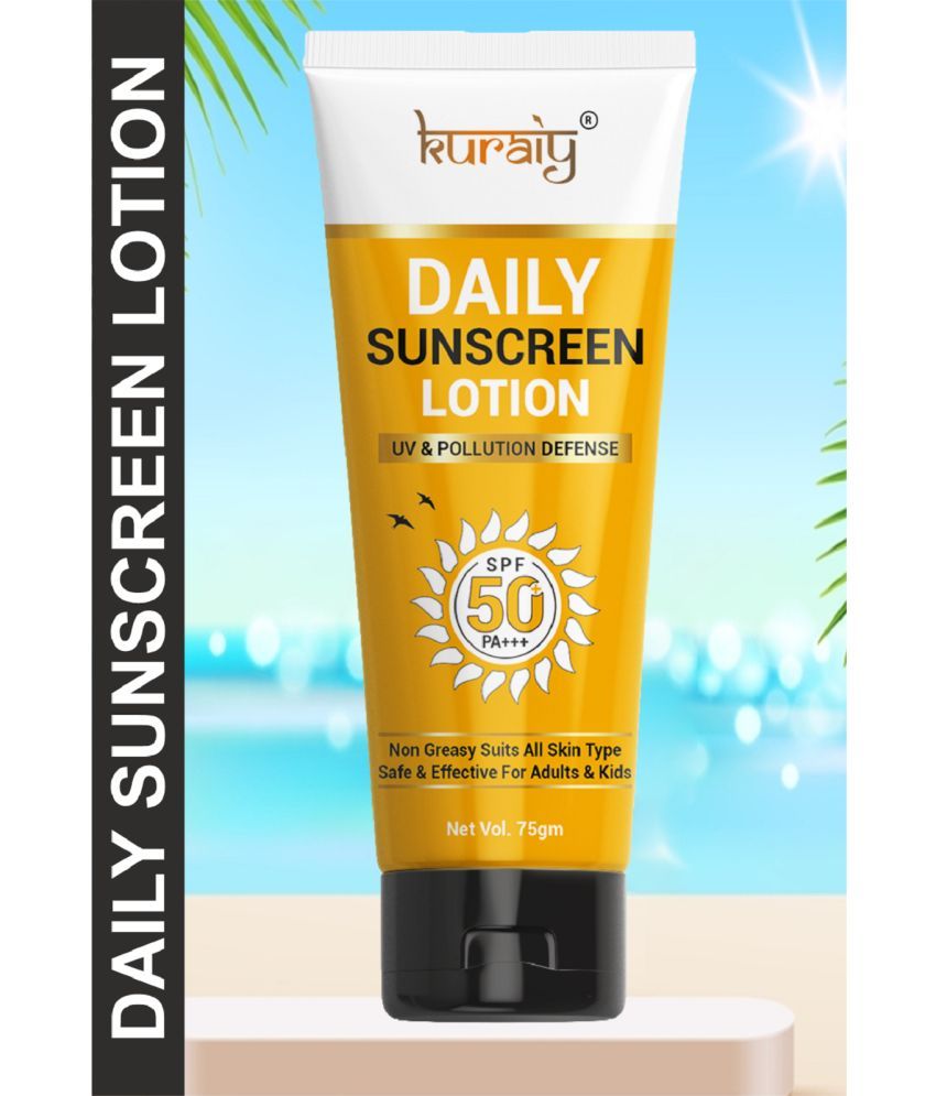     			KURAIY SPF 50 PA+++ Sunscreen UV Lotion sunblock 75ML