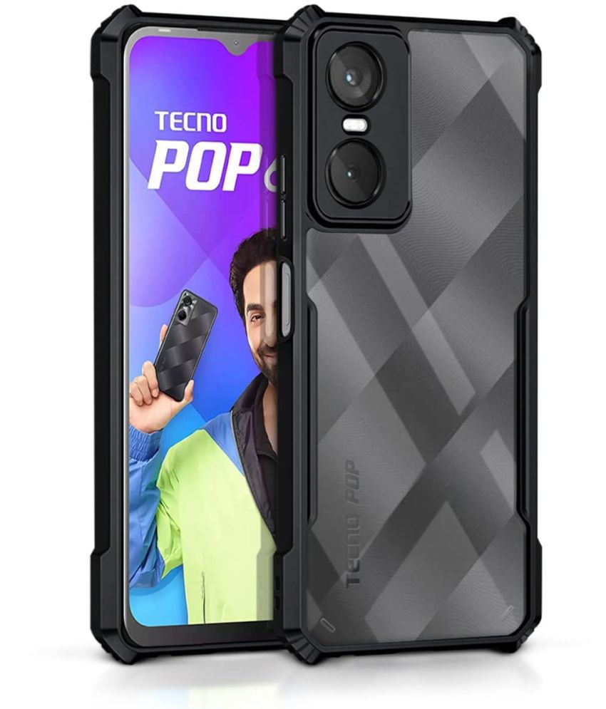     			Kosher Traders Plain Cases Compatible For Silicon Tecno POP 6 PRO ( Pack of 1 )