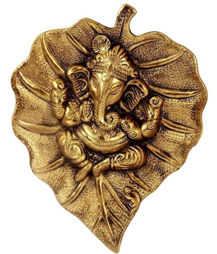     			KridayKraft Aluminium Lord Ganesha Idol ( 0.5 cm )
