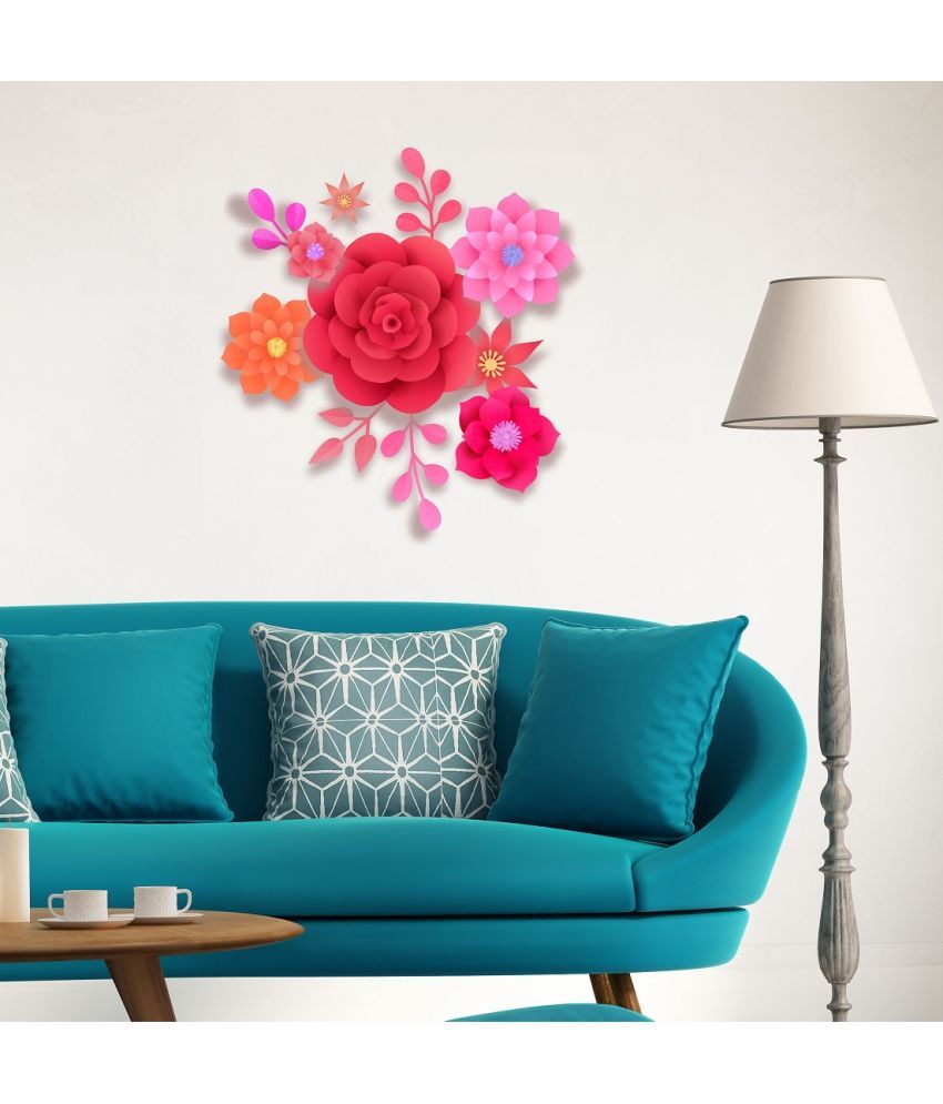     			Little Buds Wall Sticker Floral ( 50 x 50 cms )