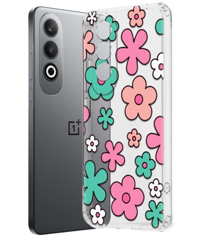     			NBOX Multicolor Printed Back Cover Silicon Compatible For OnePlus Nord ce 4 5G ( Pack of 1 )