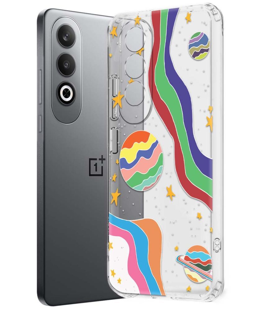     			NBOX Multicolor Printed Back Cover Silicon Compatible For OnePlus Nord ce 4 5G ( Pack of 1 )