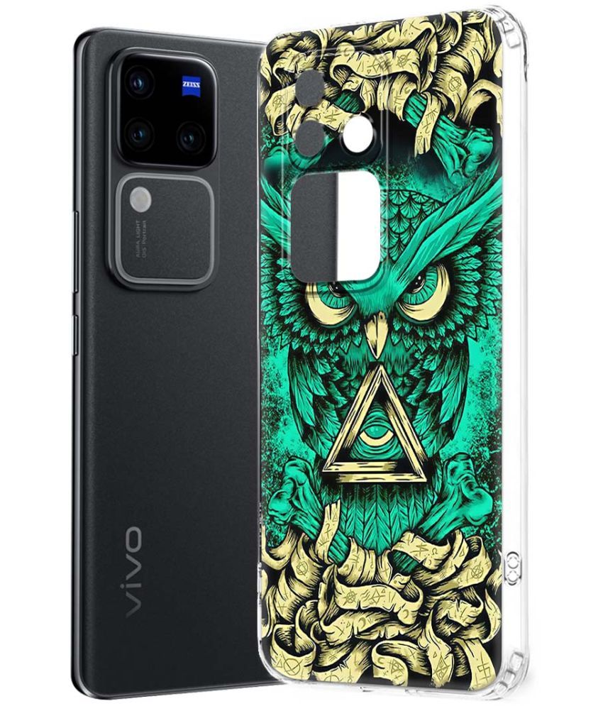     			NBOX Multicolor Printed Back Cover Silicon Compatible For Vivo V30 Pro 5G ( Pack of 1 )