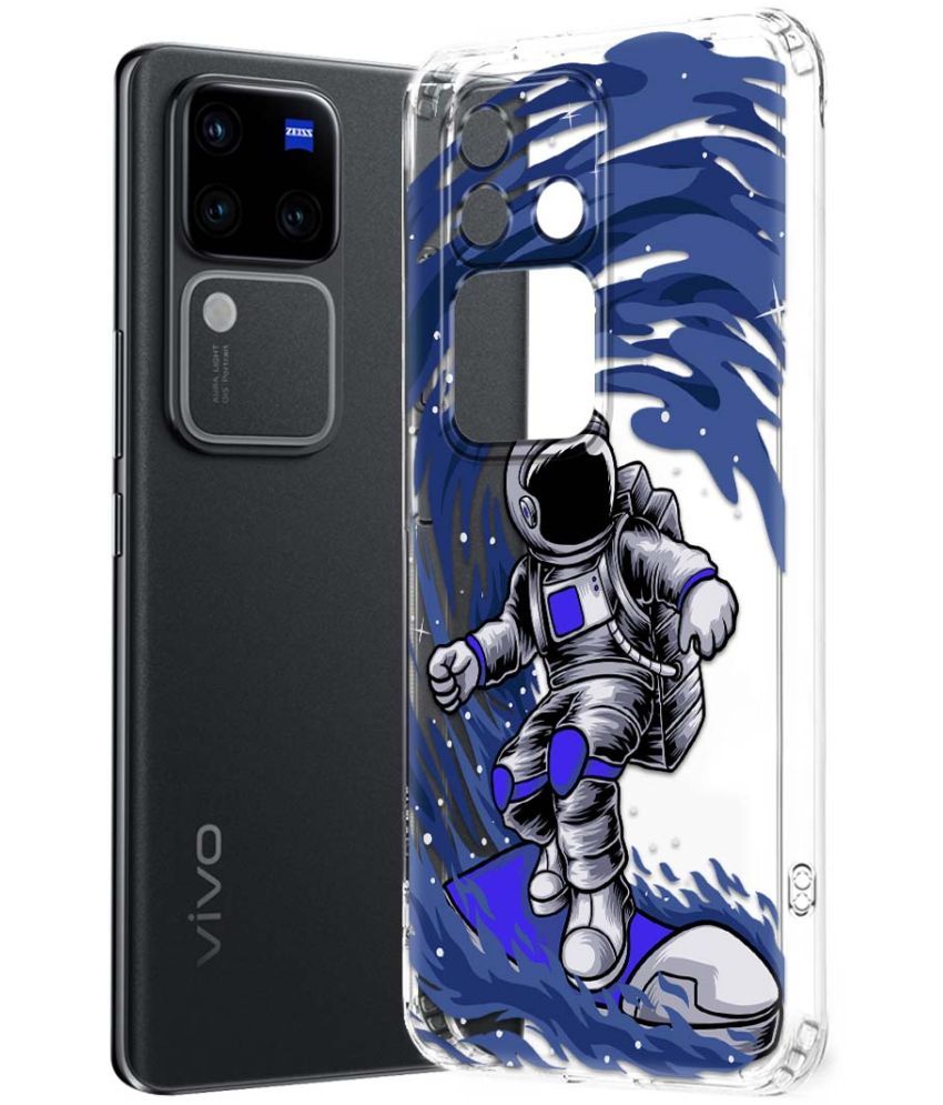     			NBOX Multicolor Printed Back Cover Silicon Compatible For Vivo V30 Pro 5G ( Pack of 1 )