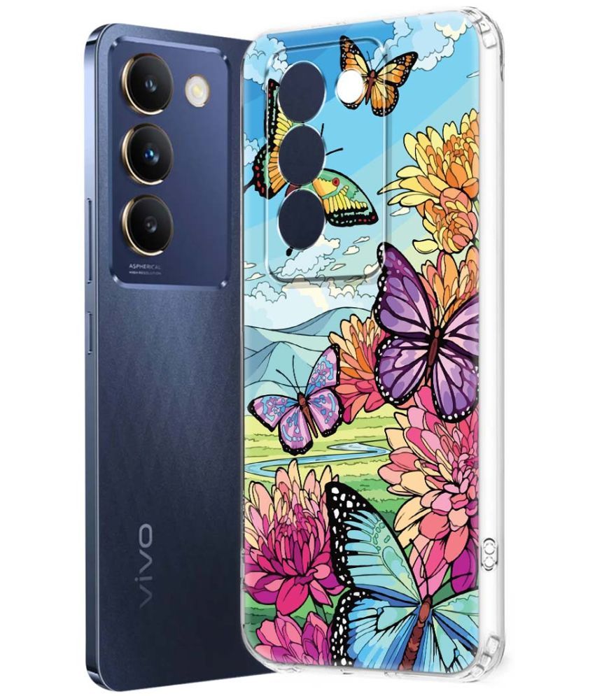     			NBOX Multicolor Printed Back Cover Silicon Compatible For Vivo T3 5G ( Pack of 1 )