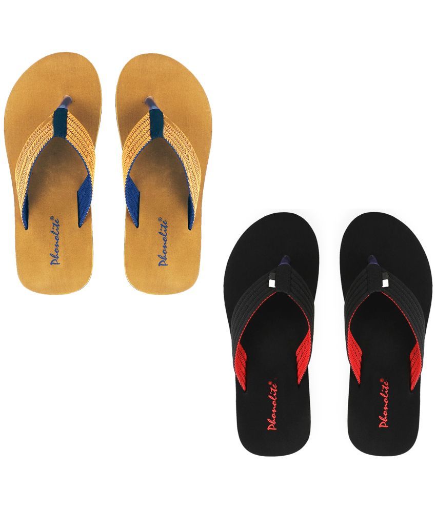     			Phonolite Multicolor Men's Thong Flip Flop