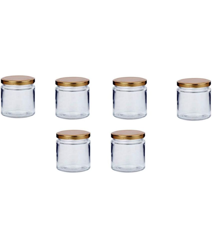     			Somil  Glass Container Glass Transparent Utility Container ( Set of 6 )