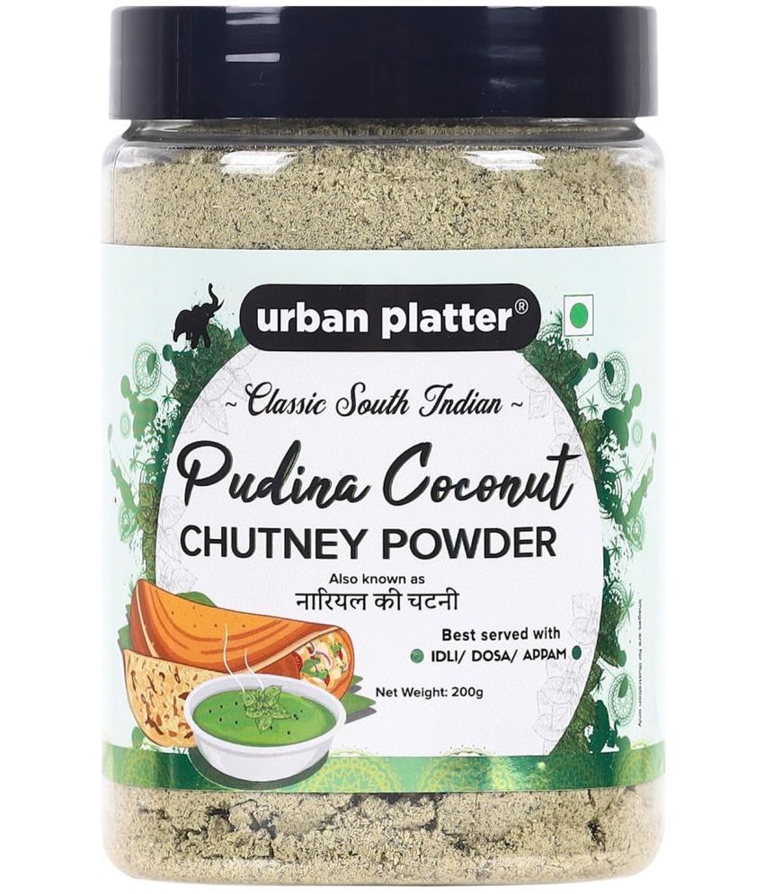     			Urban Platter South Indian Style Instant Pudina (Mint) Coconut Chutney Powder, 200g / 7oz
