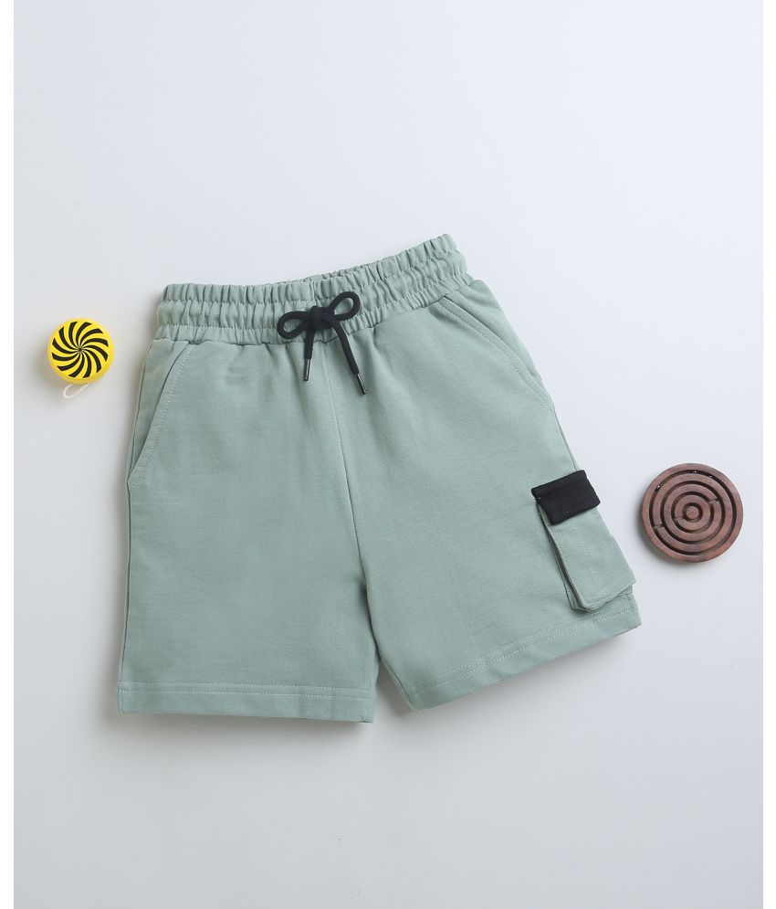     			BUMZEE - Olive Cotton Boys Shorts ( Pack of 1 )