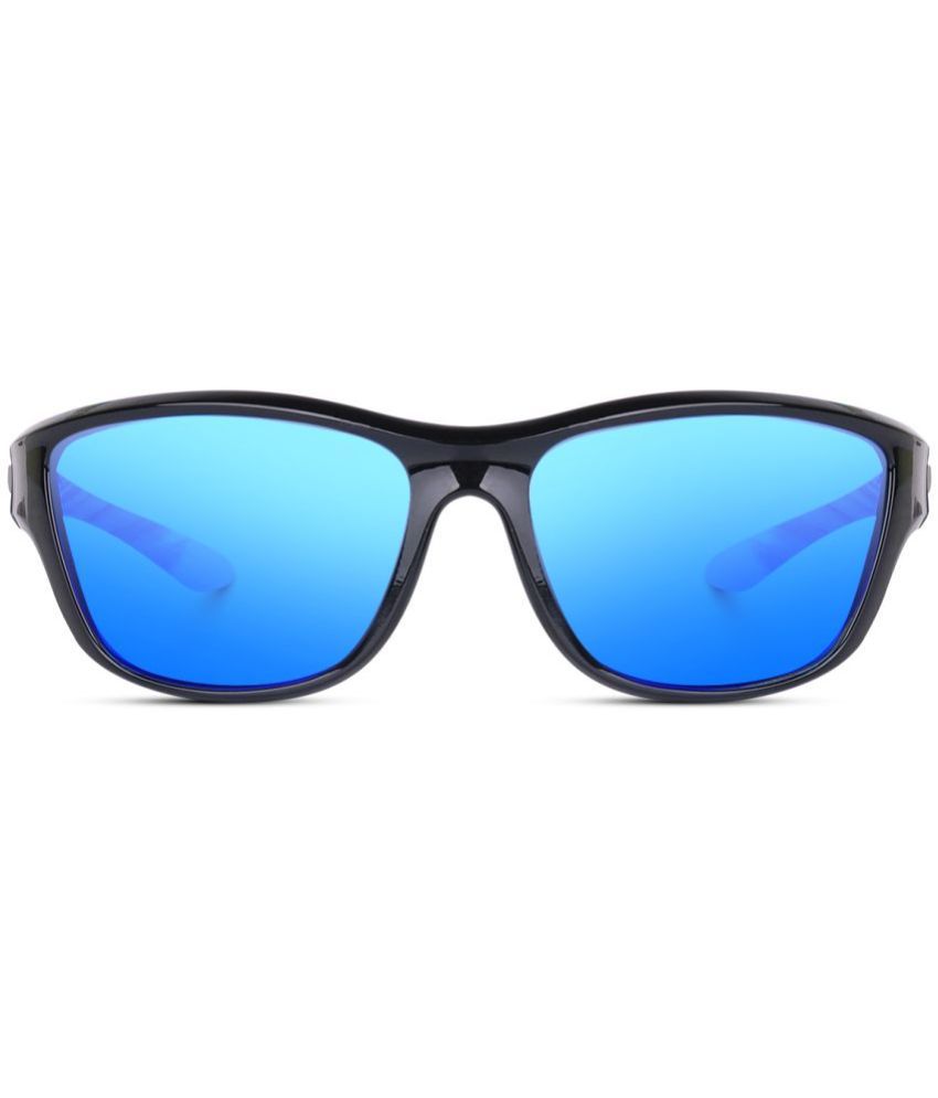     			Kanny Devis Black Wrap Around Sunglasses ( Pack of 1 )