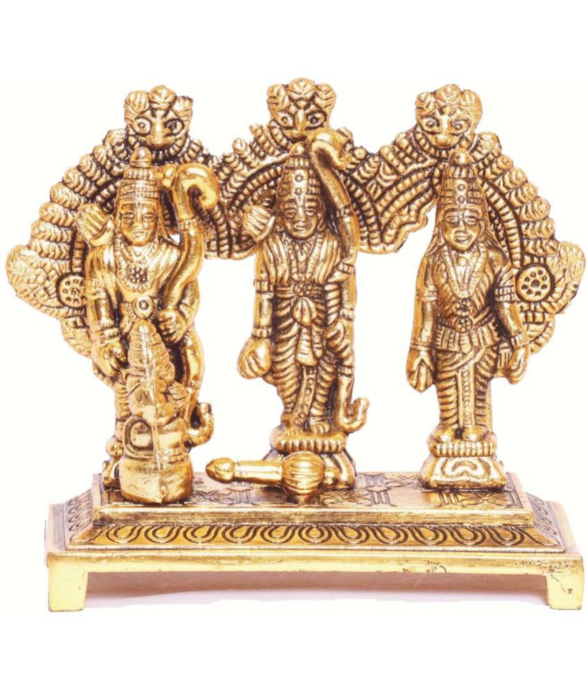     			KridayKraft Aluminium Ram Darbar Idol ( 10 cm )