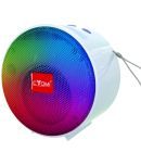 CYOMI CY 632 MULTICOLOUR 5 W Bluetooth Speaker Bluetooth V 5.1 with USB,SD card Slot,3D Bass Playback Time 8 hrs White