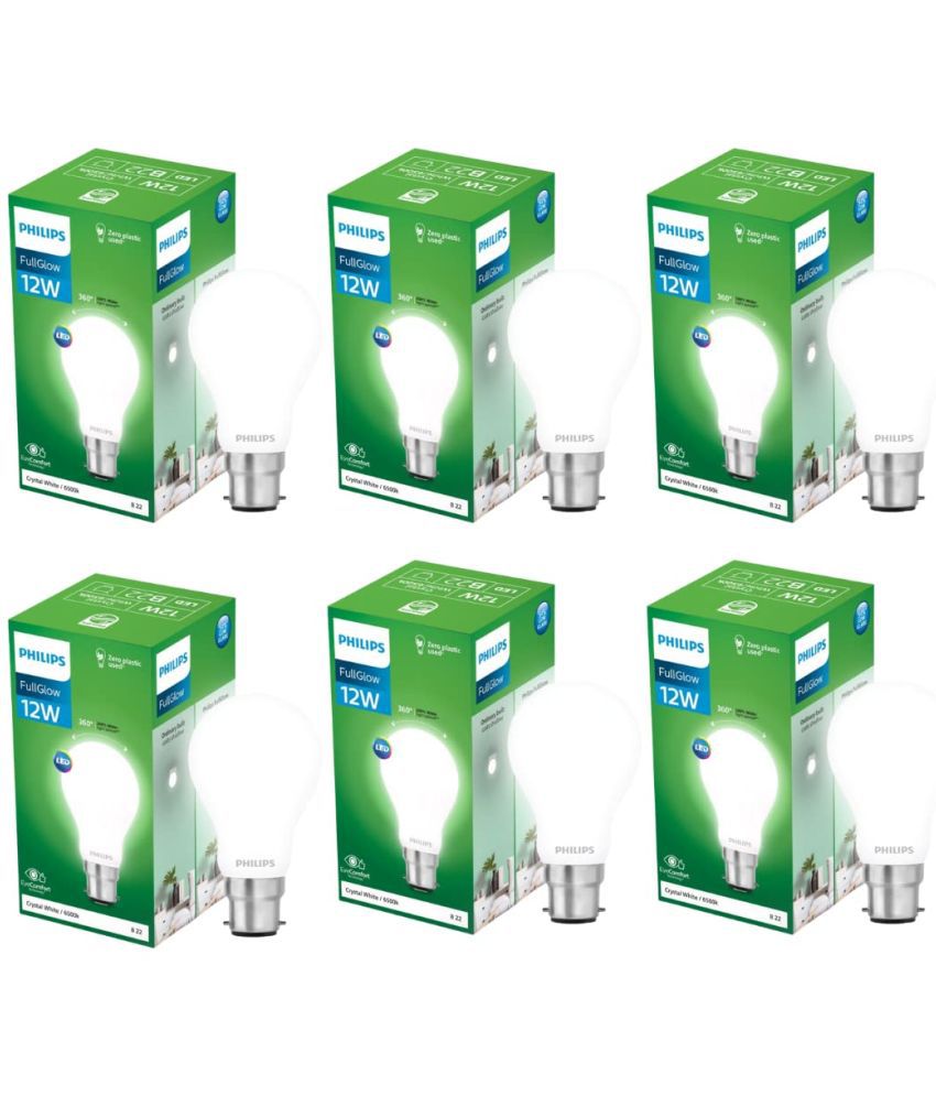     			Philips 12W Cool Day Light LED Bulb ( Pack of 6 )