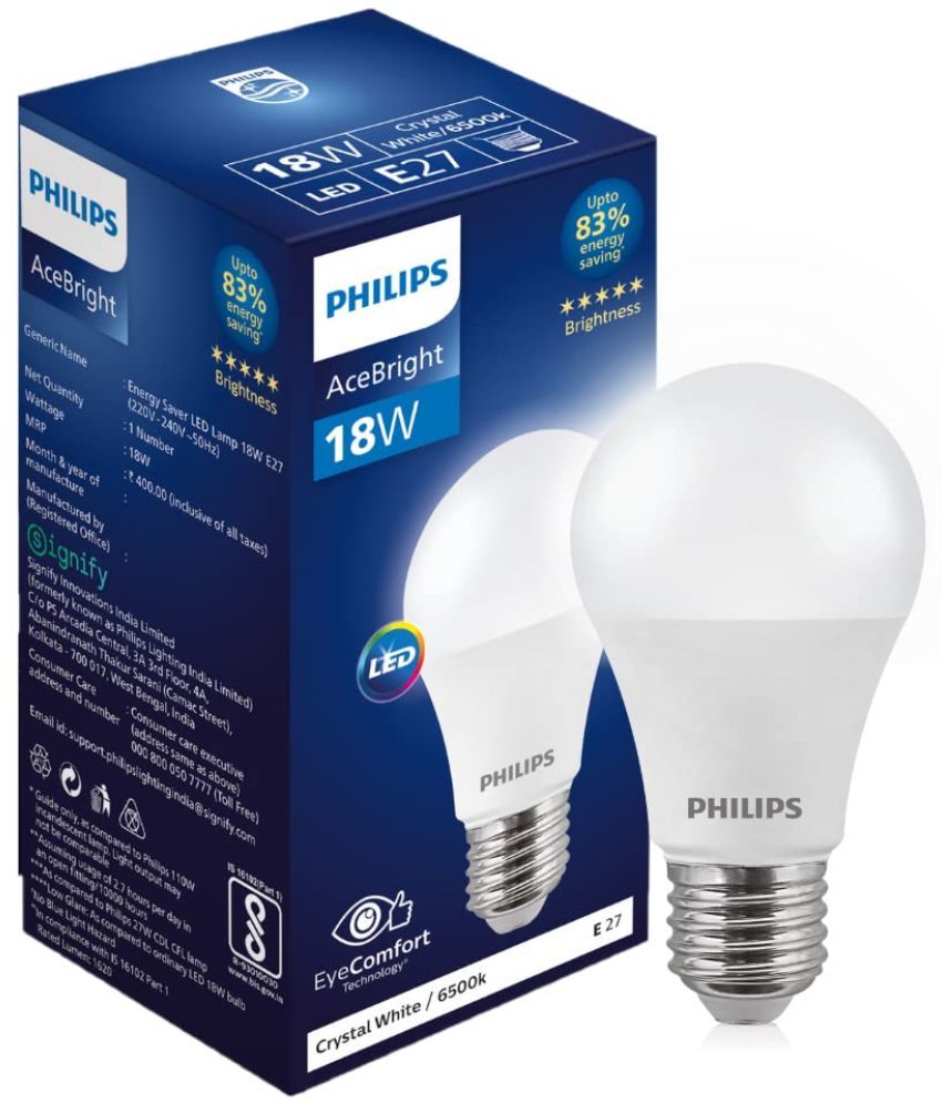     			Philips 18W Cool Day Light LED Bulb ( Single Pack )