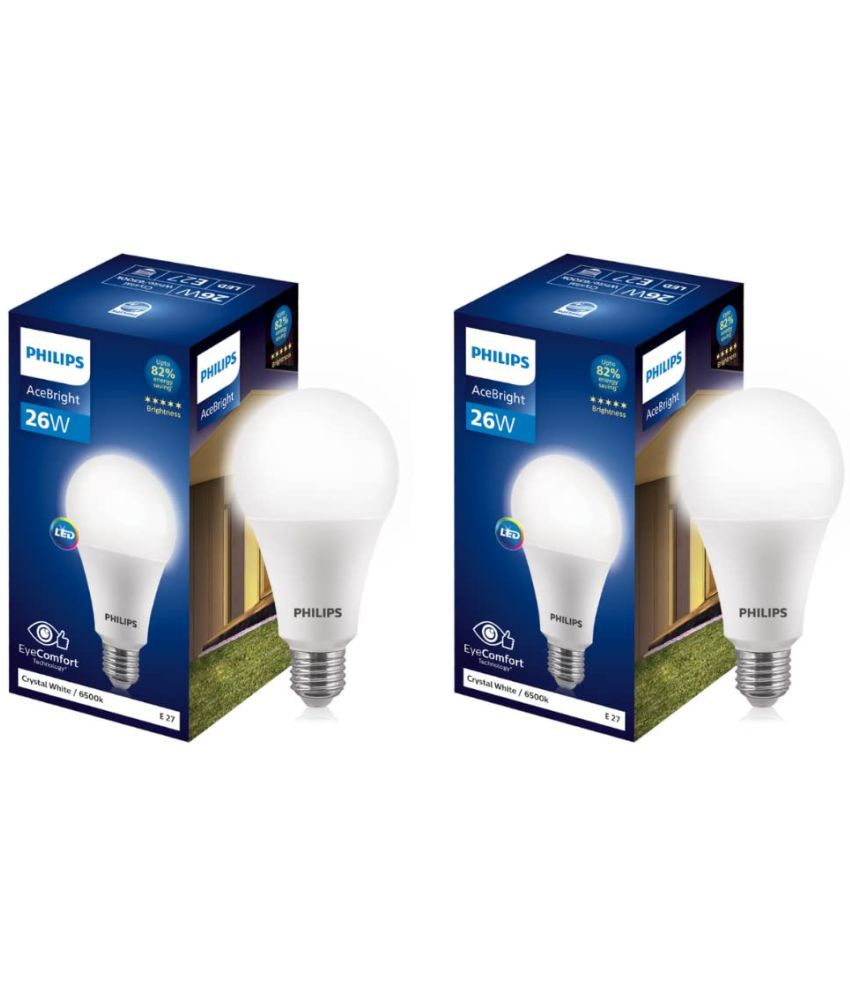     			Philips 26W Cool Day Light LED Bulb ( Pack of 2 )